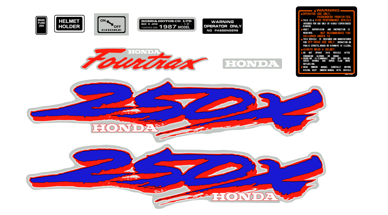 Fourtrax Honda ATX 250r