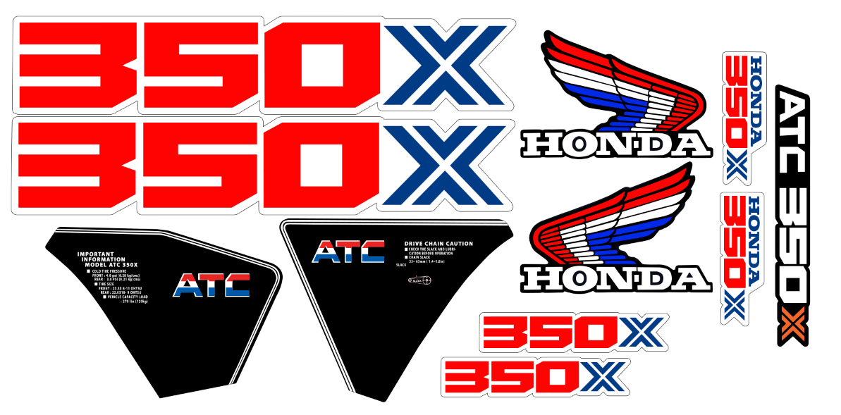 Autocollant ATC 350X