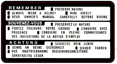 🔥 KIT STICKERS HONDA ATC 185S 1982 🔥